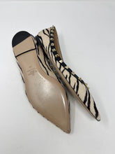 Valentino Shoes, Zebra Print Rockstud Flats (size 39)