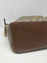 Gucci Bag, GG Supreme Monogram Canvas Large Chain Hobo Bag