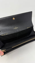 Valentino Black Leather Rockstud Wristlet Wallet