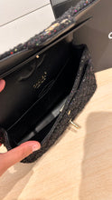 Chanel Bag, Black Sequin & Tweed Medium Double Flap Bag