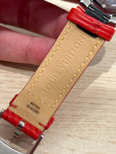 Louis Vuitton Bag, Red & White Tambour GMT Watch