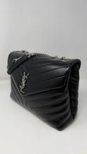 Saint Laurent Bag, Black Quilted Leather Loulou Medium Chain Bag