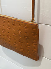 MCM Bag, Cognac Leather Klara Crossbody Pouch