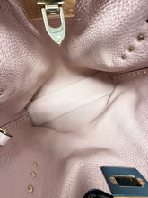 Valentino Bag, Black Leather Rockstud Small Tote Bag with Pink Interior