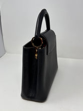Louis Vuitton Bag, Black Taurillon Leather Capucines BB