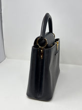 Louis Vuitton Bag, Black Taurillon Leather Capucines BB