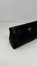 Prada Black Re-Nylon Necessaire Tessuto Nylon Large Pouch