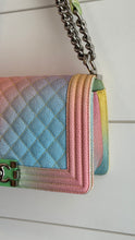 Chanel Bag, 2017 Rainbow Quilted Caviar Medium Boy Bag