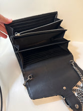 Gucci Bag, Black Velvet GG Monogram Mini Dionysus Wallet on Chain