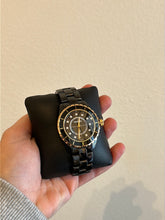 Chanel J12 Black Ceramic Watch with Diamonds
