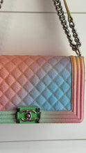 Chanel Bag, 2017 Rainbow Quilted Caviar Medium Boy Bag