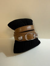 Balenciaga Giant Triple Tour Leather Bracelet