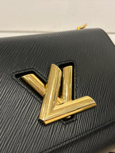 Louis Vuitton Bag, Black Epi Twist MM Monogram Flower Strap Bag