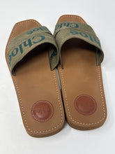 Chloé Shoes, Olive Green Woody Sandals (size 41)