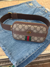 Gucci Bag, Brown Coated Canvas Ophidia Belt Bag