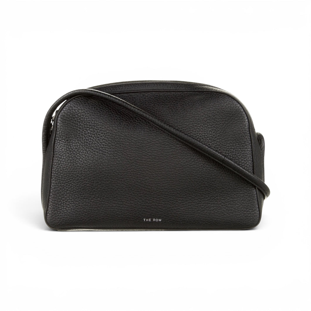 The Row Bag, Brown Grained Calfskin Single Mignon Crossbody Bag
