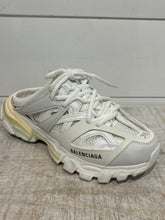 Balenciaga Shoes, White Leather Track Mule Sneakers (size 38)