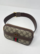 Gucci Bag, Brown Coated Canvas Ophidia Belt Bag