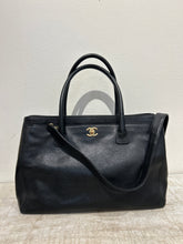 Chanel Bag, Black Calfskin Cerf Executive Shopper Tote