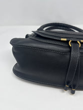 Chloé Bag, Black Smooth Leather Medium Marcie Shoulder Bag