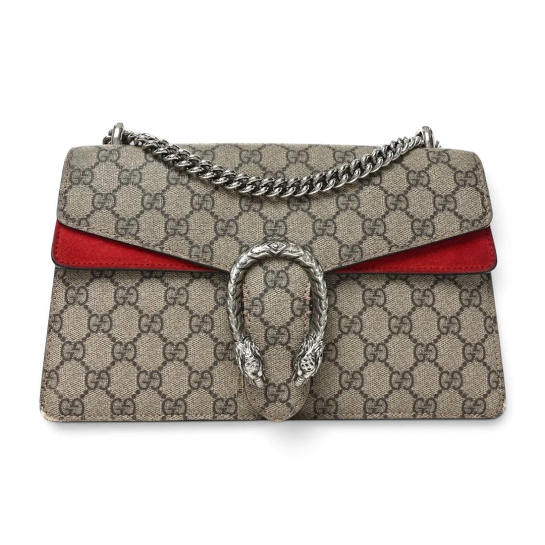 Gucci Bag, GG Supreme Monogram Small Dionysus Shoulder Bag