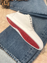 Christian Louboutin Shoes, White Fique A Vontade Sneakers (size 39)