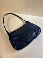 Burberry Bag, Blue Mini Patent Leather Pouchette