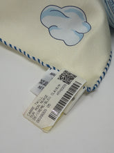 Hermès Creme, Bleu Clair and Multicolor Silk Sur Mon Nuage Scarf 90