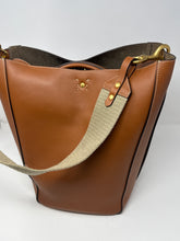 Ghurka Bag, Tan Leather Bucket Bag