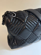 Chanel Bag, Black Lambskin Leather Quilted “In and Out” Maxi Shoulder Bag