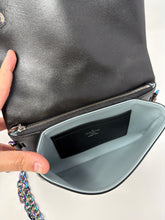 Louis Vuitton Bag, Black Monogram Embossed Lambskin Leather Pochette Coussin Chain Bag