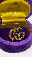 Gucci Crystal Double G Cocktail Ring