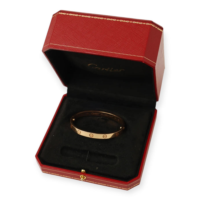 Cartier 18K Rose Gold Love Classic Bracelet