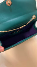 Bvlgari Bag, Emerald Green Calfskin Leather Serpenti Forever Crossbody