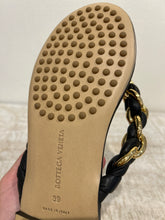 Bottega Veneta Shoes, Black Dot Chain Sandals (size 39)