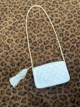 Chanel Bag, 1994 White Lambskin Leather Tassel Camera Crossbody