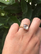 David Yurman Chatelaine Ring with Morganite and Diamonds in 18k Rose Gold, 11mm