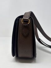 Gucci Bag, GG Supreme Monogram Web Small Ophidia Flap Messenger Bag
