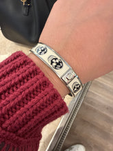 Alexander McQueen Skull Enamel Bangle Bracelet