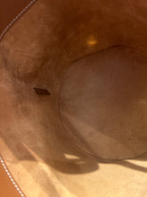 Celine Bag, Saddle Brown Smooth Calfskin Bucket 16 Bag