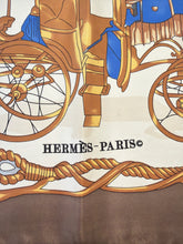 Hermes Multicolor 'Bateau A Vapeur De Jouffroy D'abbans 1784' Silk Scarf