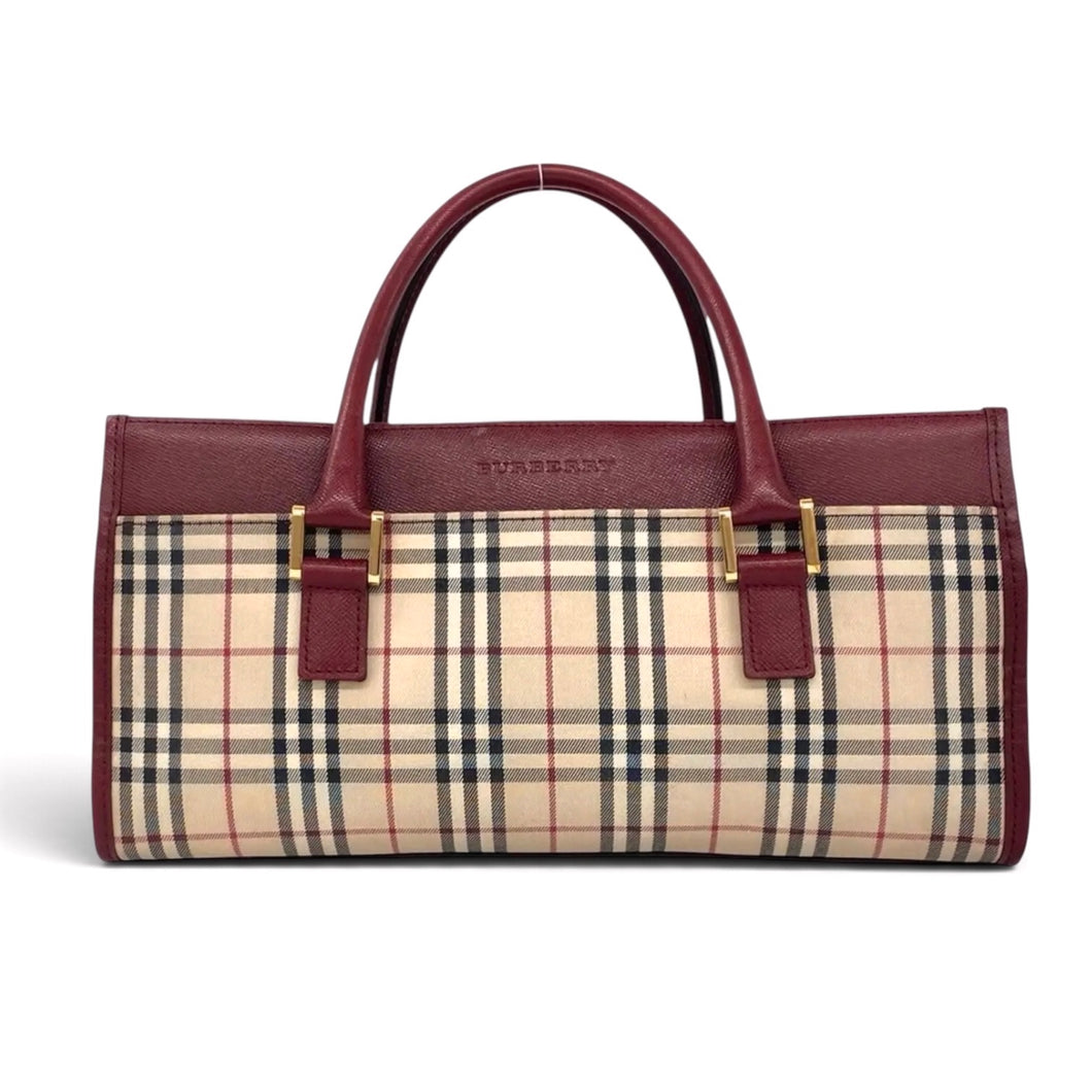 Burberry Bag, Nova Check Rectangular Handle Bag