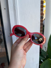 Celine Triomphe Milk Red Oval Sunglasses