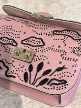 Valentino Bag, Blush lVitello Sequin Embellished Small Glam Lock Rockstud Flap Bag