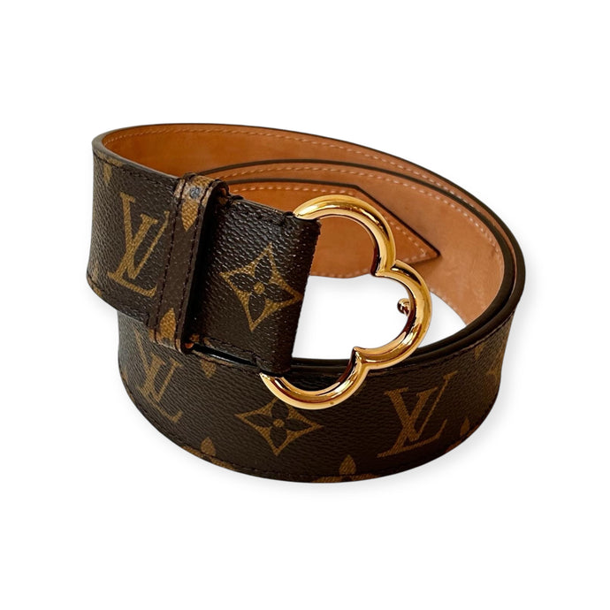 Louis Vuitton Monogram Canvas 40mm Fleur Belt (size 85)