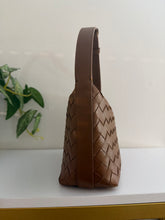 Bottega Veneta Bag, Wood Brown Nappa Intrecciato Mini Wallace Shoulder Bag