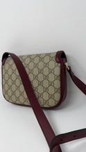 Gucci Bag, GG Supreme Monogram Horsebit 1955 Soft Small Shoulder Bag
