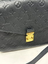 Louis Vuitton Bag, Black Empreinte Leather Pochette Metis Crossbody