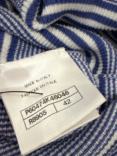 Chanel Blue & White Striped Cotton Shirt (size 42)