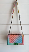 Chanel Bag, 2017 Rainbow Quilted Caviar Medium Boy Bag